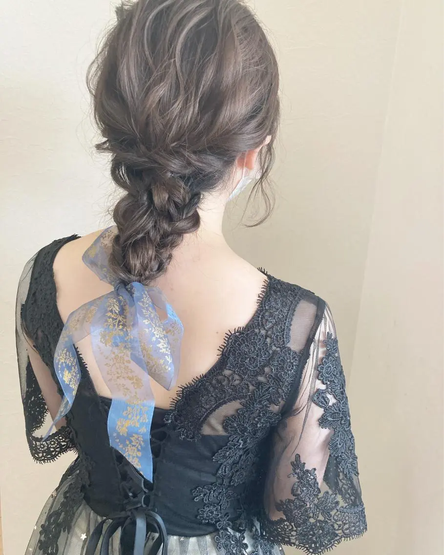 セミロング ヘアアレンジ 店長 ✂️ムラカミ キラリのヘアスタイル