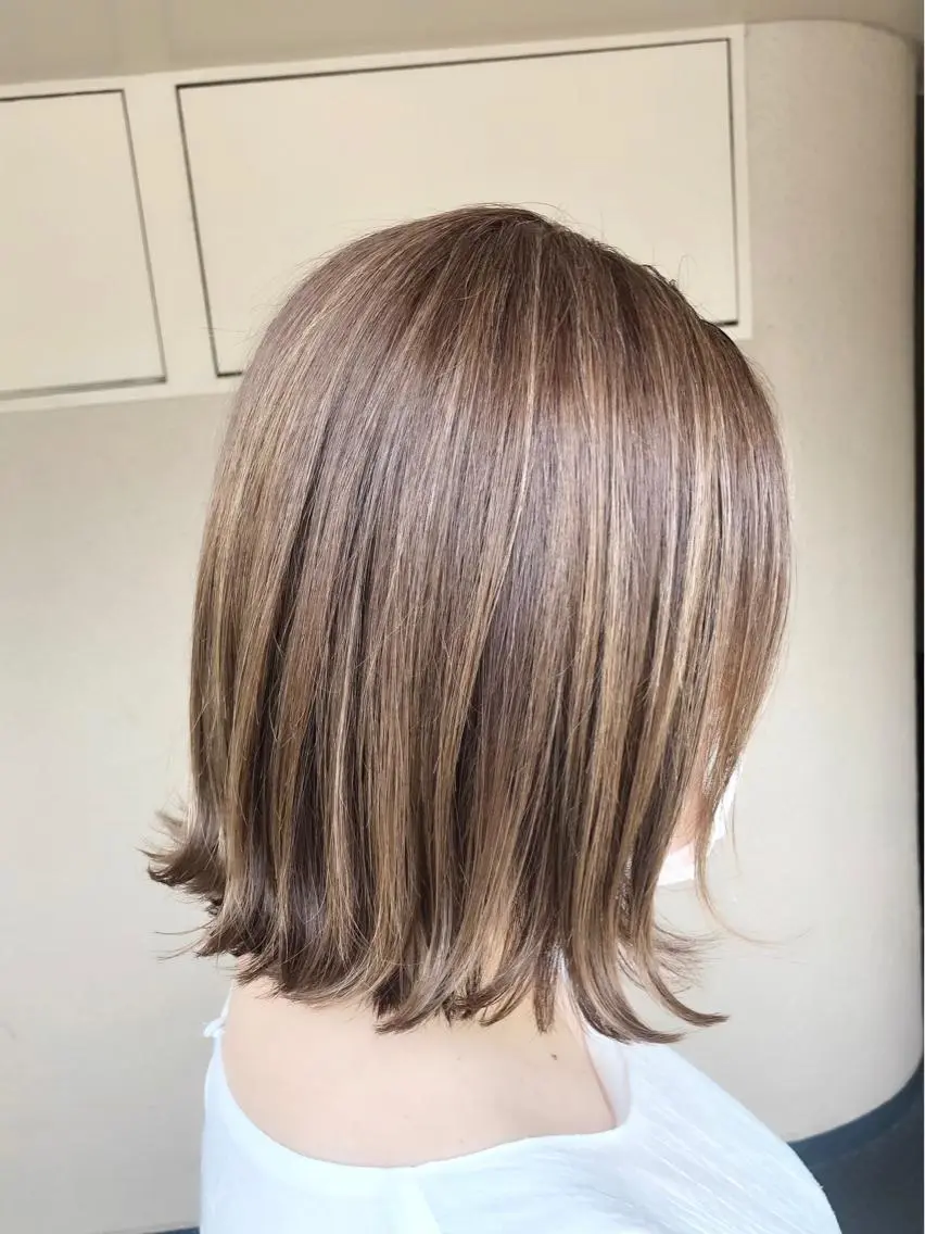 カラー 努島 樹のヘアスタイル