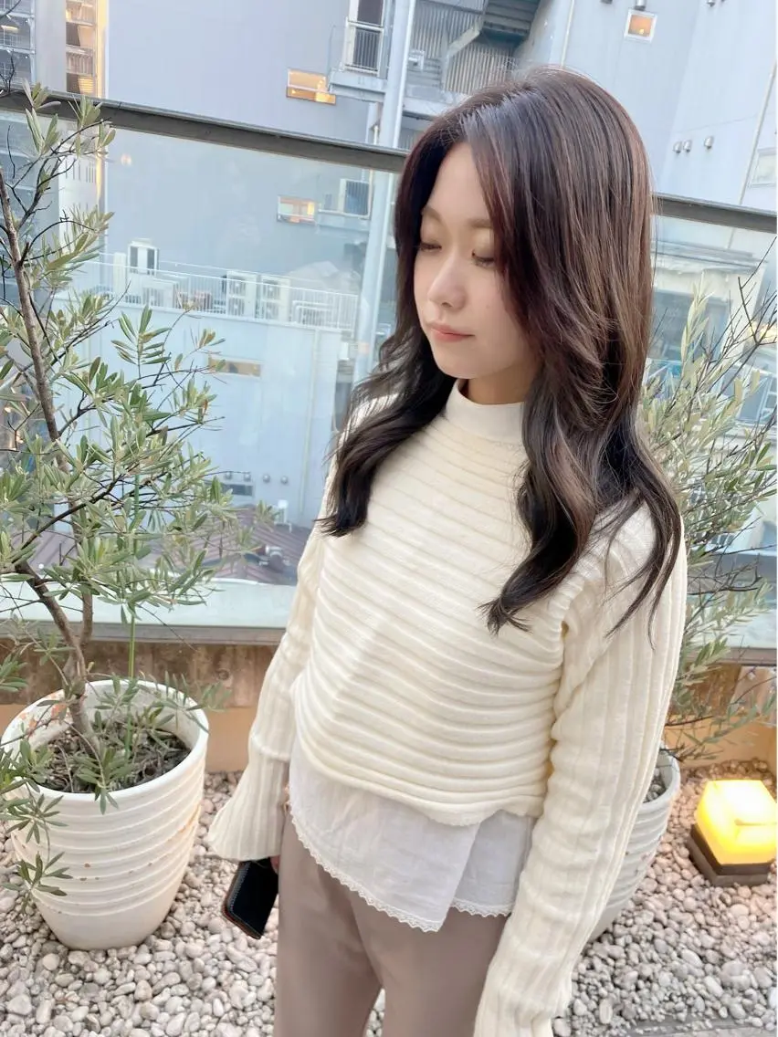 ロング 隅野 恭生のヘアスタイル