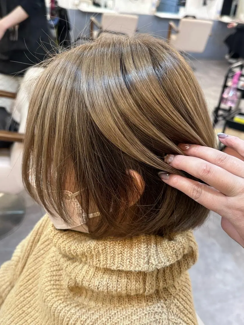 ショート ヘアカラー 🩵透明感/高発色 /難波/北原佑記🌸のヘアスタイル