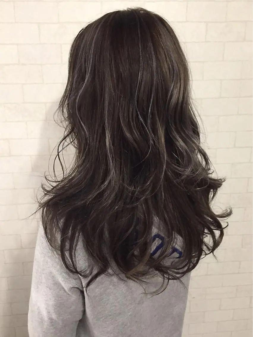 セミロング ヘアカラー トリートメント メンズパーマ 髪質改善☆有馬のヘアスタイル