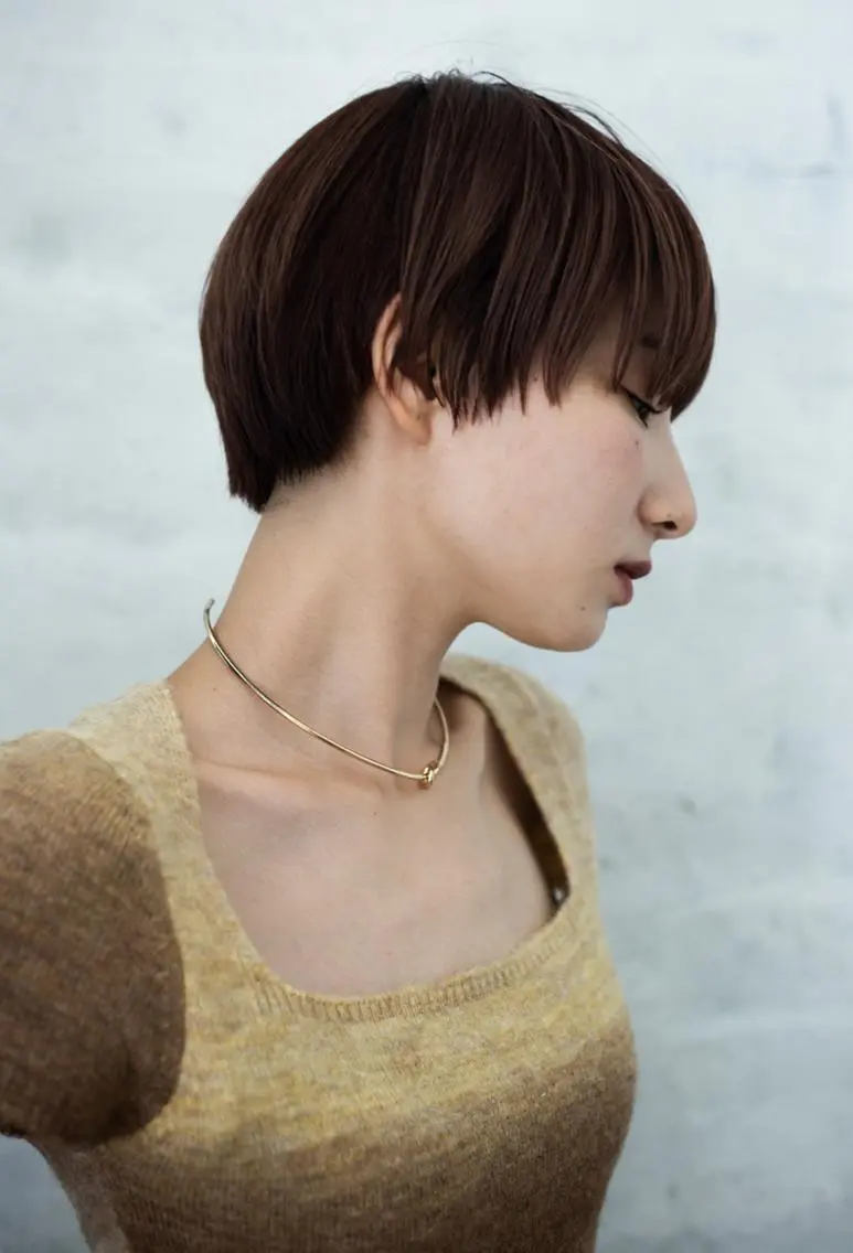 ショート カラー カット ヘアカラー 寺山 靖晃のヘアスタイル