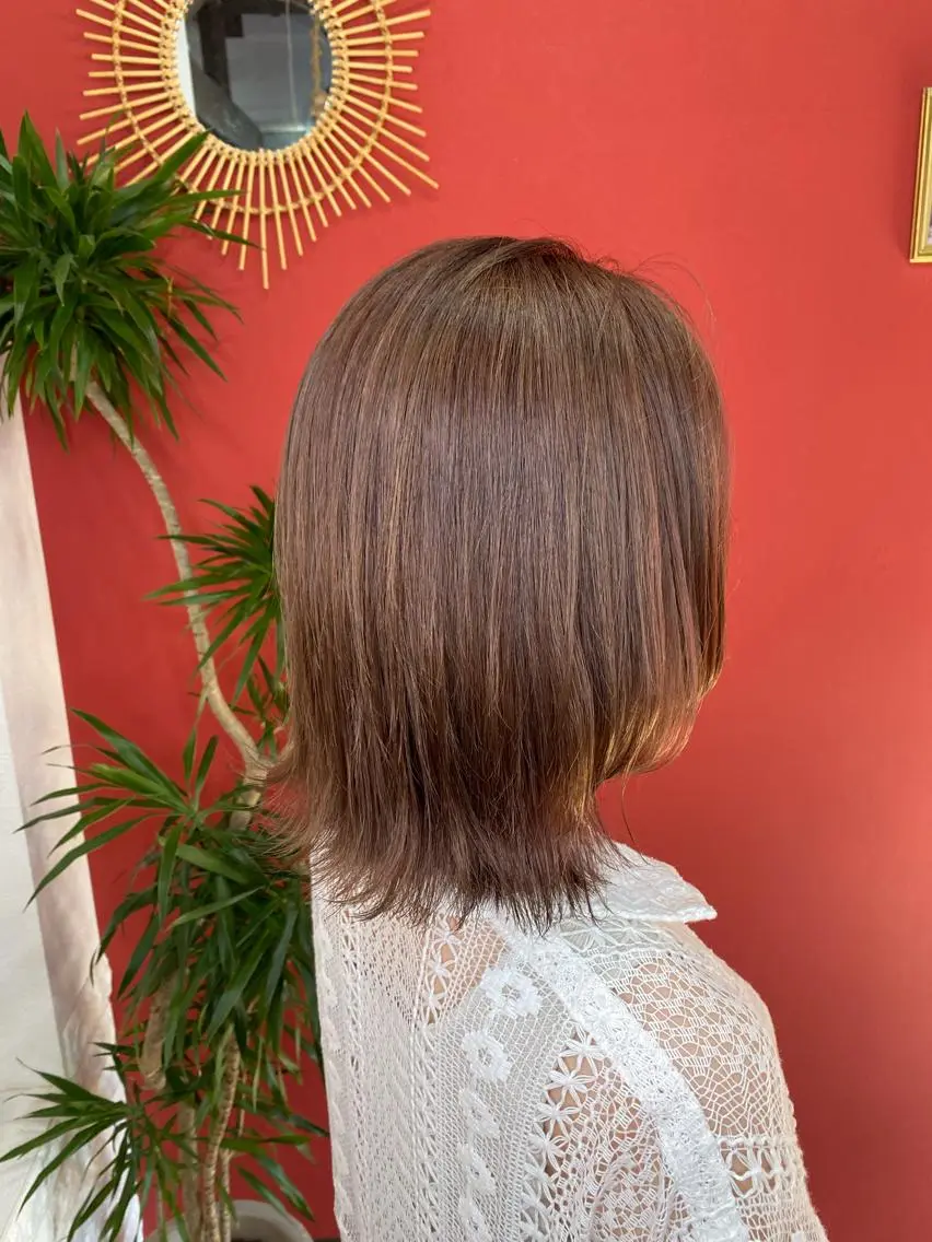 ミディアム 大久保 愛のヘアスタイル