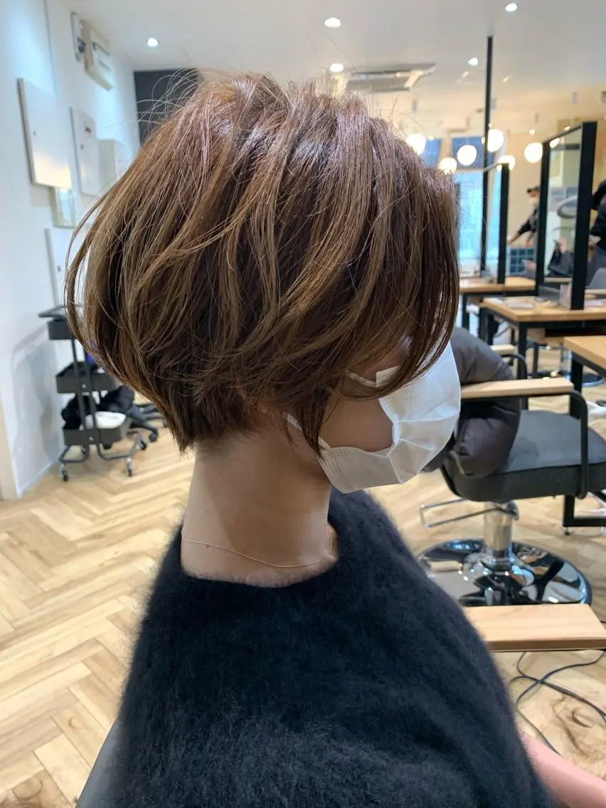 ショート カット ヘアカラー トリートメント 【S.BROOM】 店長　西川徹のヘアスタイル