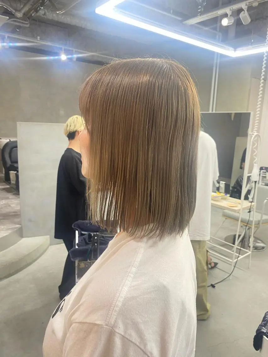 ミディアム 前橋 姫奈のヘアスタイル