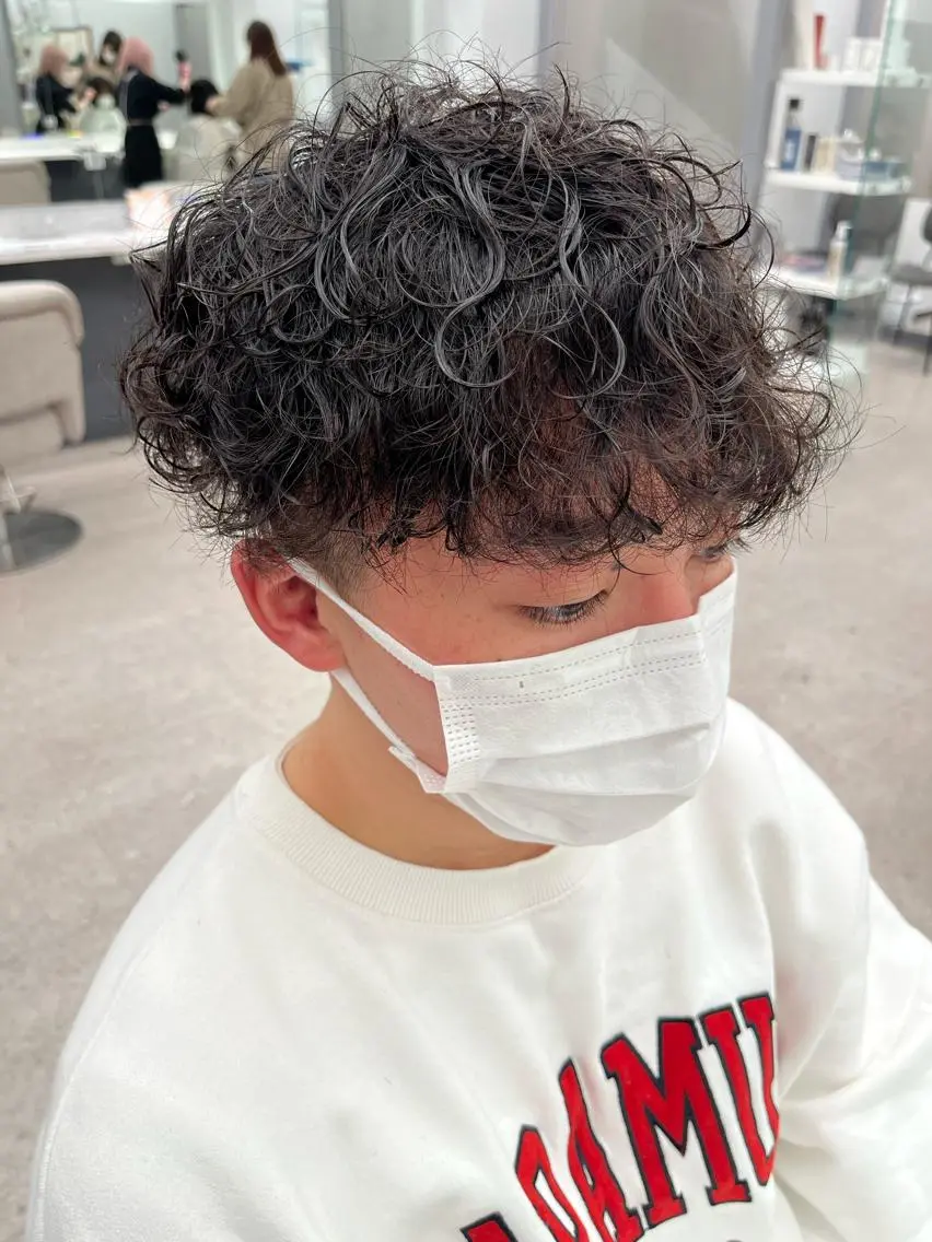 パーマ メンズ カット パーマ 🍐シャドウパーマ メンズ特化/守岡🍐のヘアスタイル
