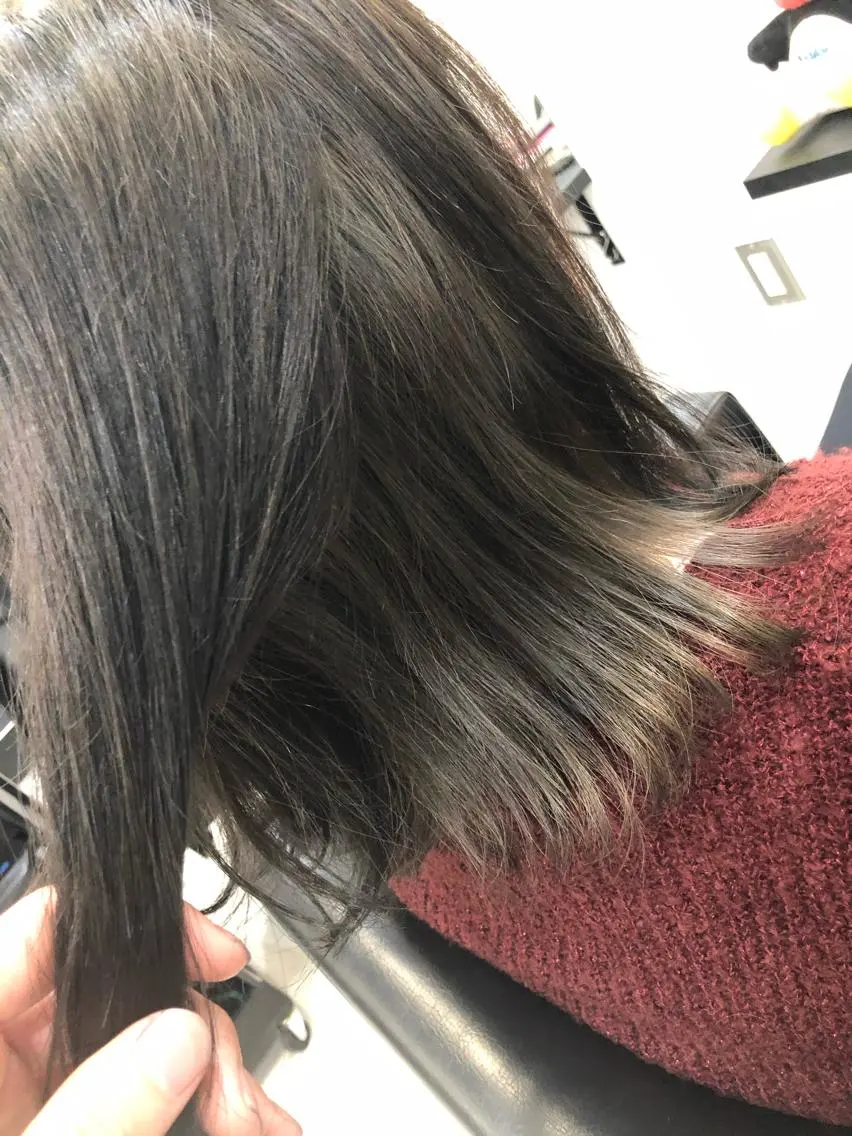 ミディアム ヘアカラー トリートメント 縮毛矯正の達人 ☆ 松本のヘアスタイル