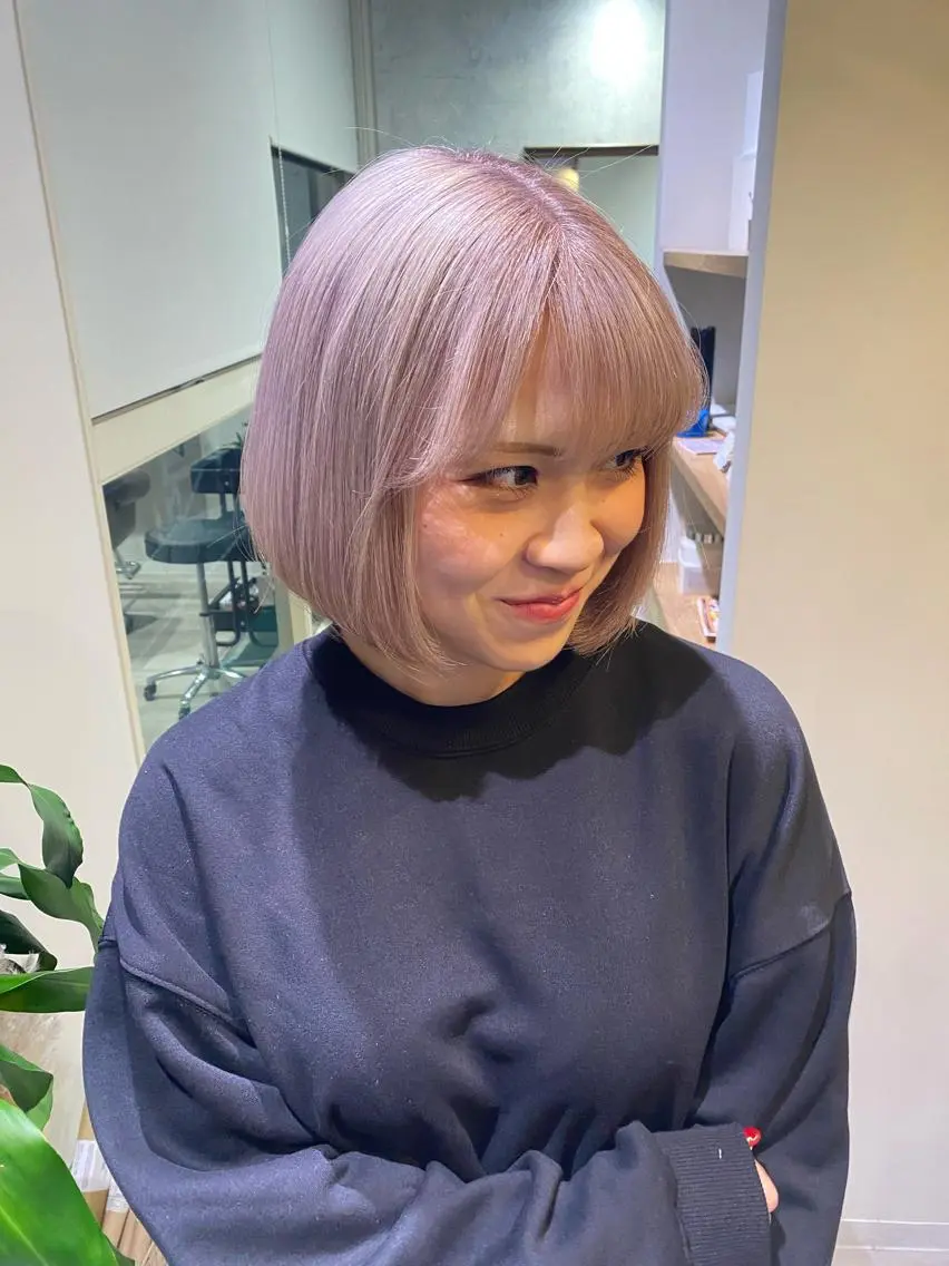 カラー ヘアカラー ヤクシジ レンのヘアスタイル