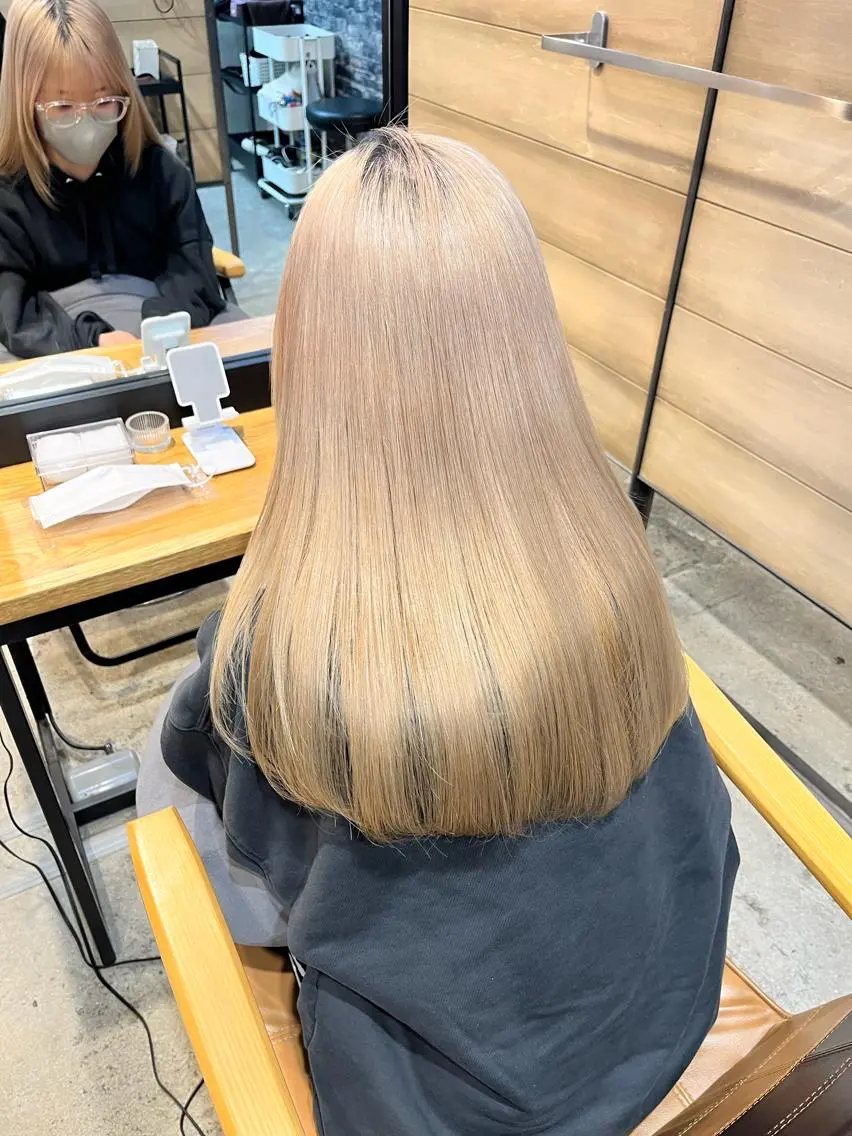 ロング トリートメント 今話題の艶髪矯正 美艶カラー/FUKAのヘアスタイル