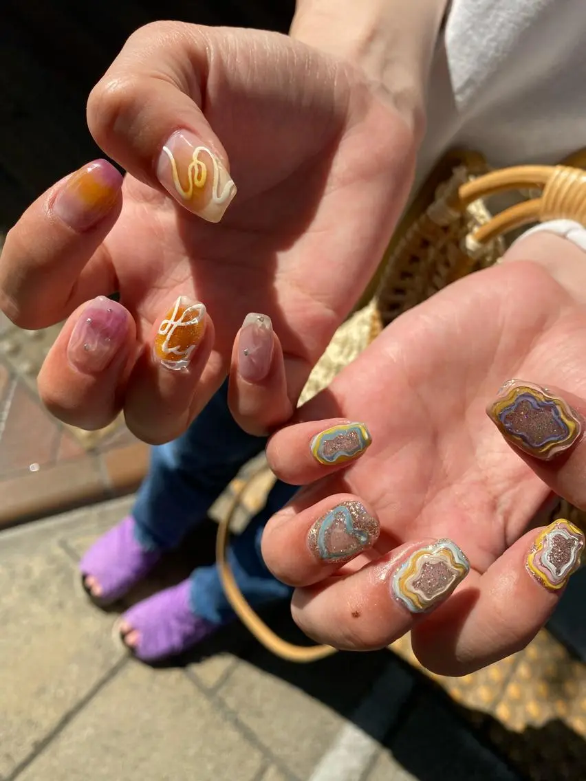 ネイル ハンドネイル nailsalon ∞ ﾐｶﾅﾙ ∞のネイルデザイン