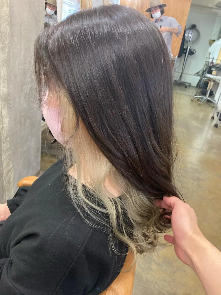 ロング カラー インナーカラー 🌸髪質改善特化🌸 店長　ゆうやのヘアスタイル