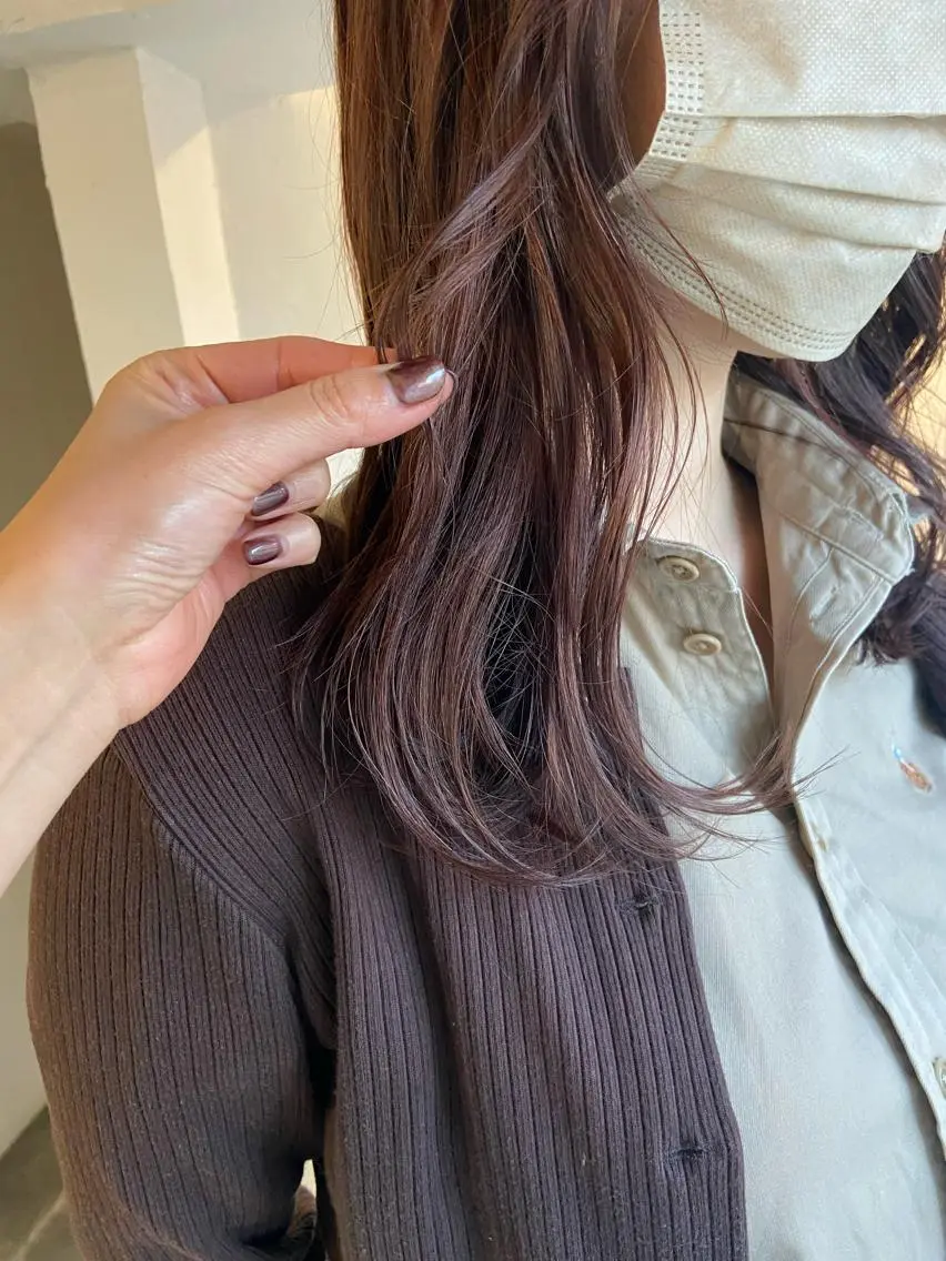 ミディアム カラー ヘアアレンジ 恵比寿｜眠れる ヘッドスパchacoのヘアスタイル