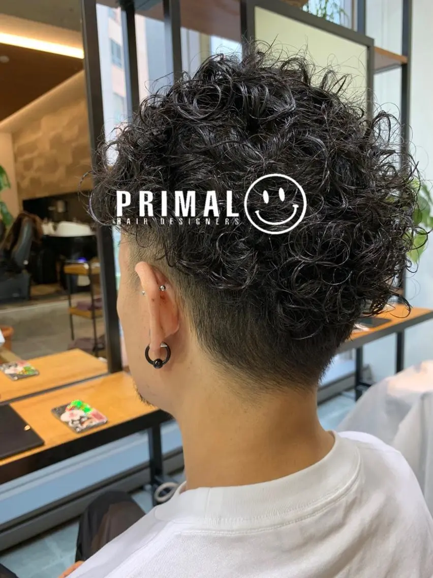 ショート カット パーマ 佐瀬竜矢PRIMAL /portのヘアスタイル