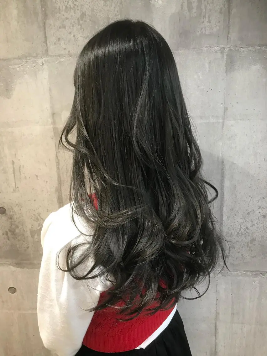 ロング カラー パーマ ヘアアレンジ メンズ キッズ ネイル マツエク・マツパ カット ヘアカラー トリートメント EnBlesS西宮 マンツーマン神道有基のヘアスタイル