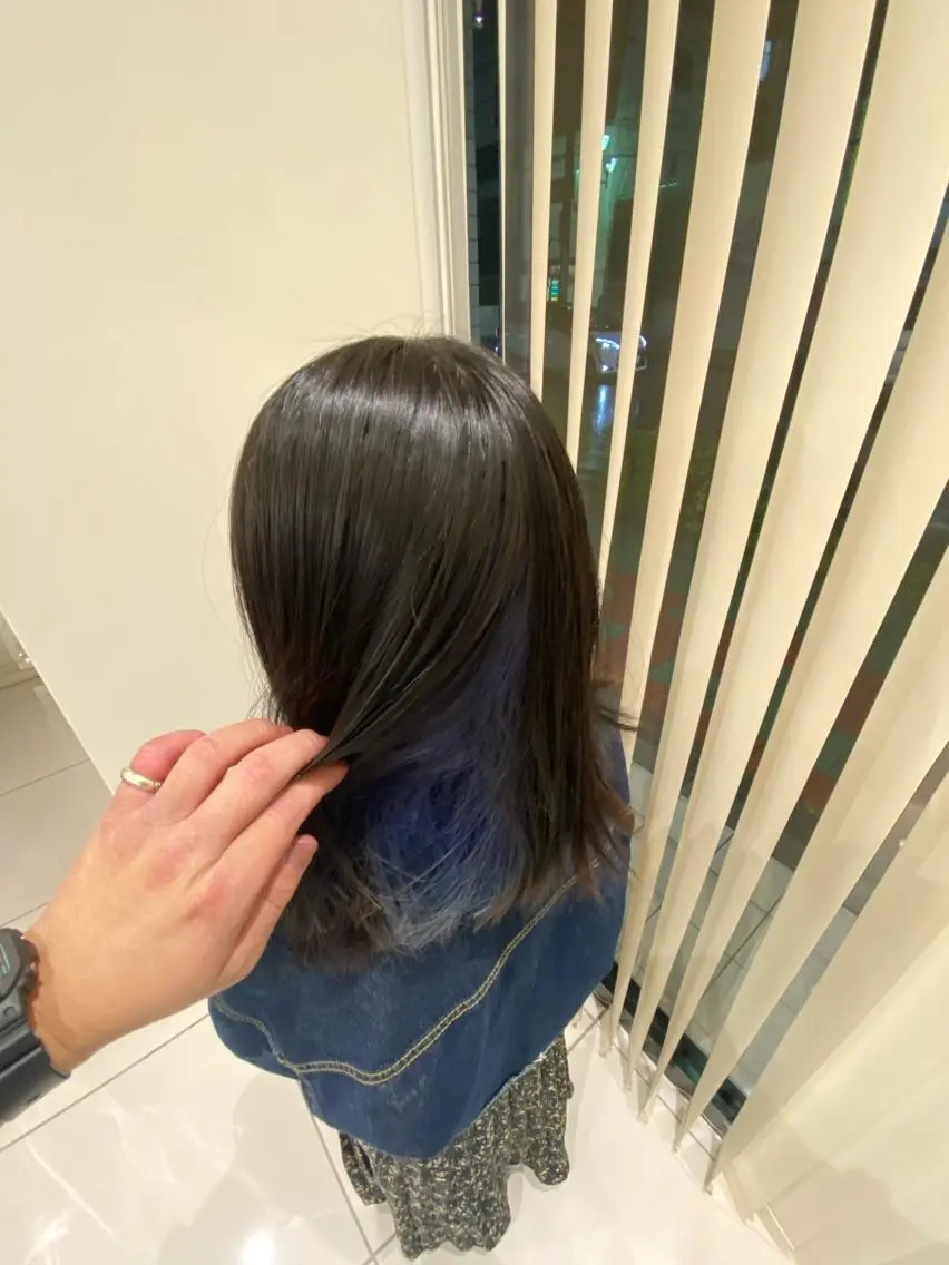 カラー ブルーカラー ブルーバイオレット バイオレットカラー カット ヘアカラー 髪質改善カラー/店長 宮内秀峰のその他イメージ
