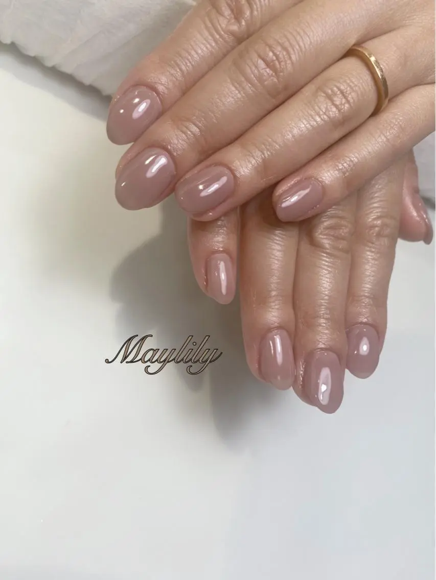ネイル ワンカラーネイル Nail salon Maylilyのネイルデザイン