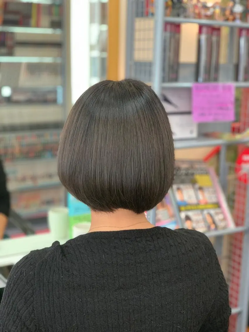 ミディアム カラー ヘアカラー トリートメント たけい ゆうきのヘアスタイル