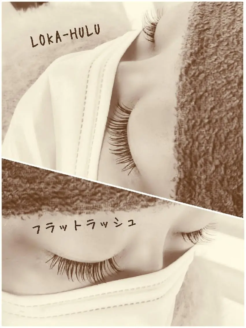 マツエク・マツパ フラットラッシュ LOKA-HULU  ロカフルのマツエク・マツパデザイン