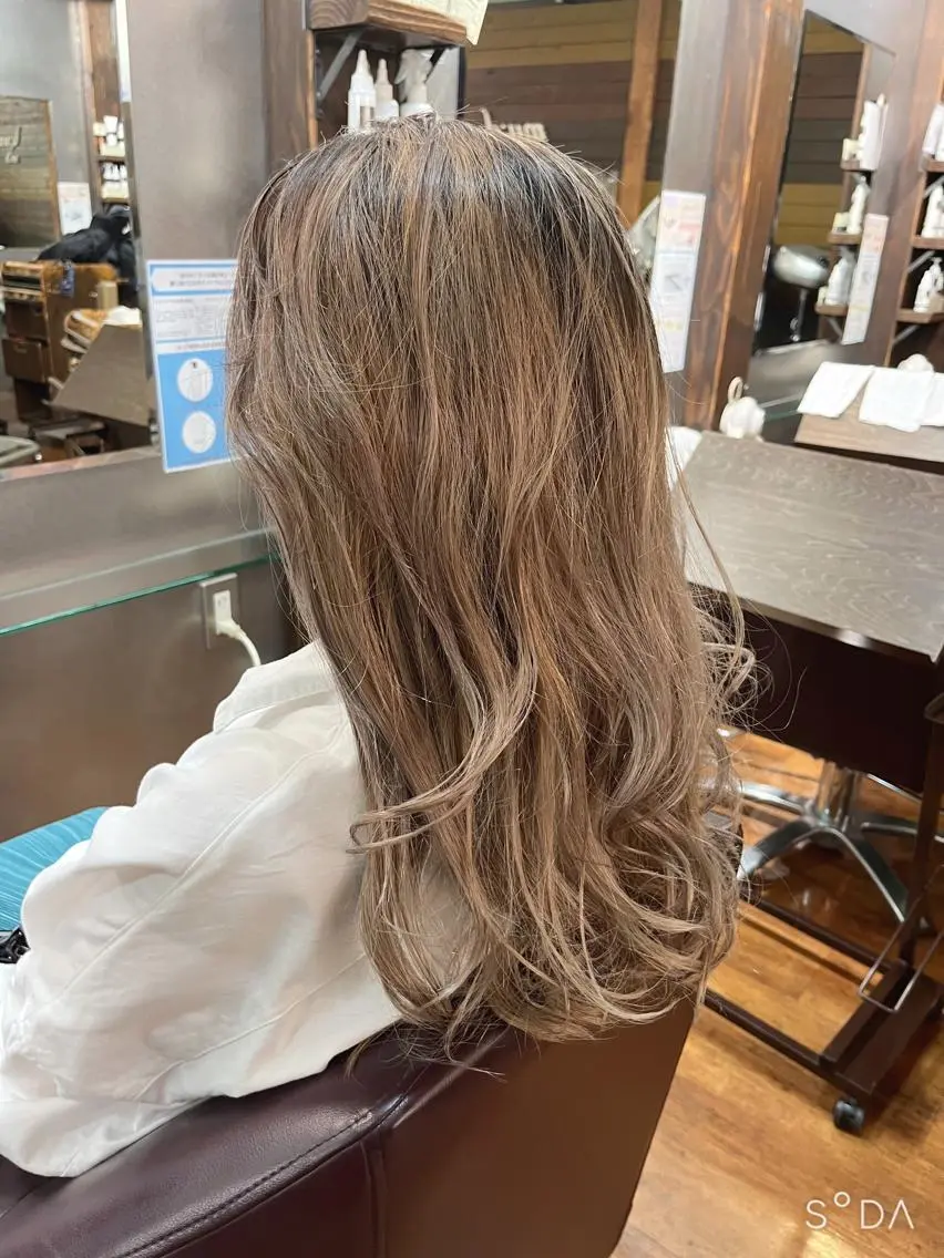 ロング 永村 大樹のヘアスタイル