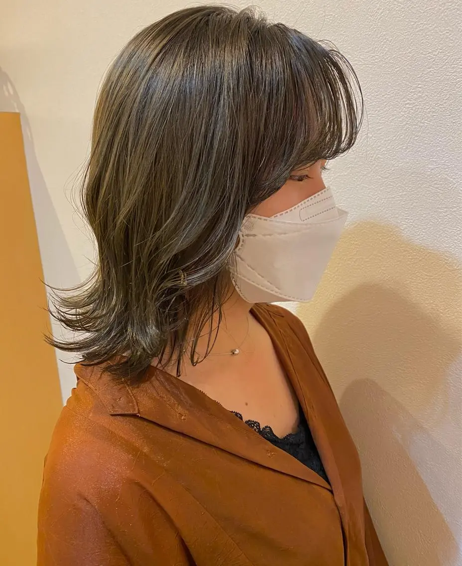 ミディアム 杉田 健太のヘアスタイル