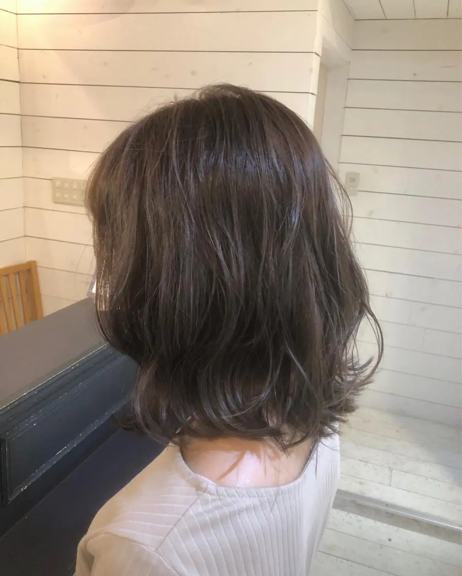 ミディアム カラーアンドケアリタ kitamuuuのヘアスタイル