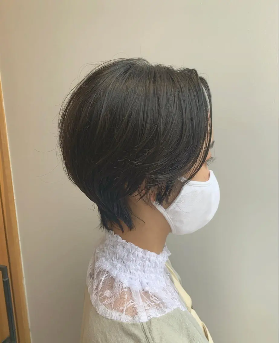 ショート ハンサムショート ショートヘア カット トリートメント hubhair レイヤー/透明感のヘアスタイル