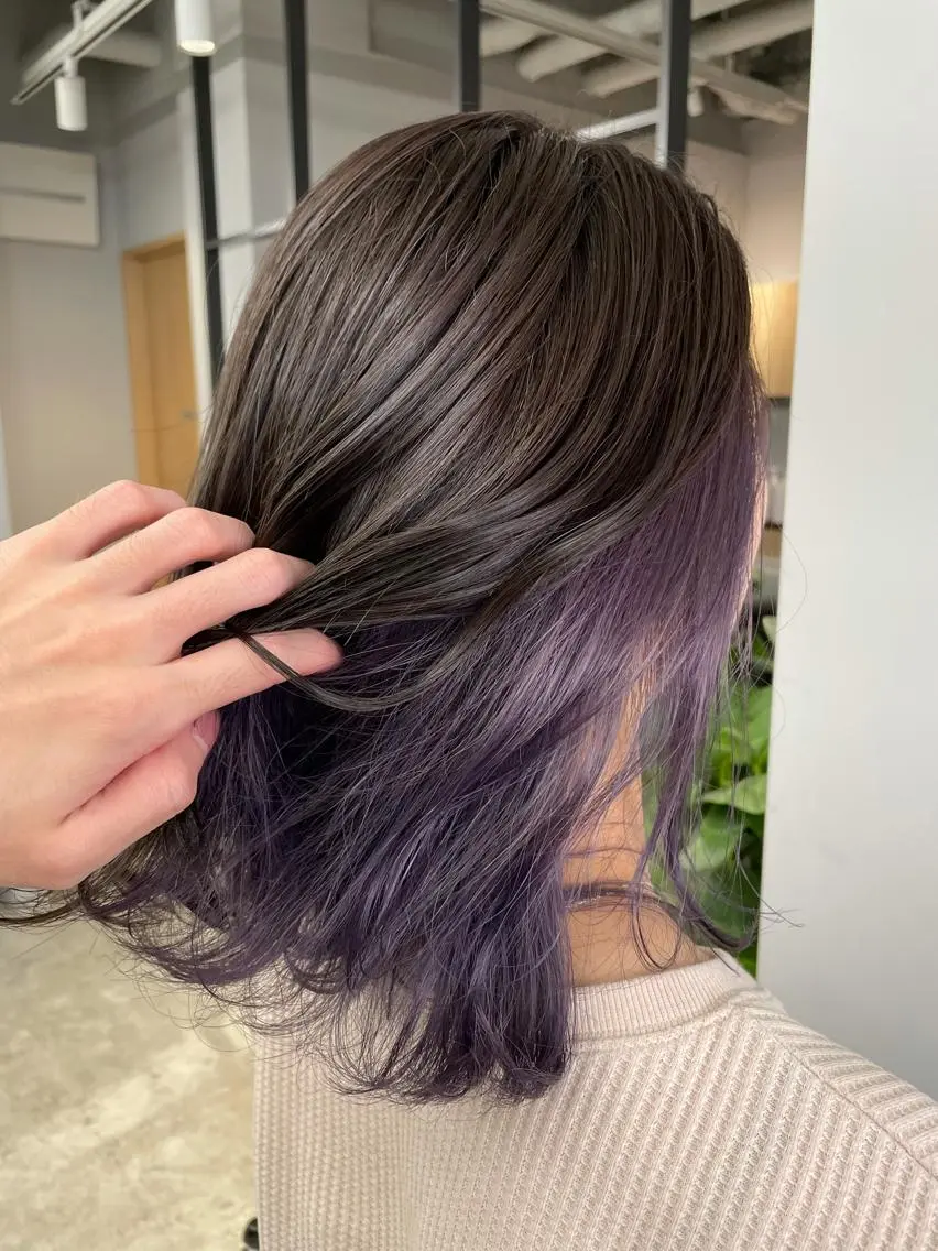 ミディアム SAEKI【ior 】北千住店ブリーチのヘアスタイル
