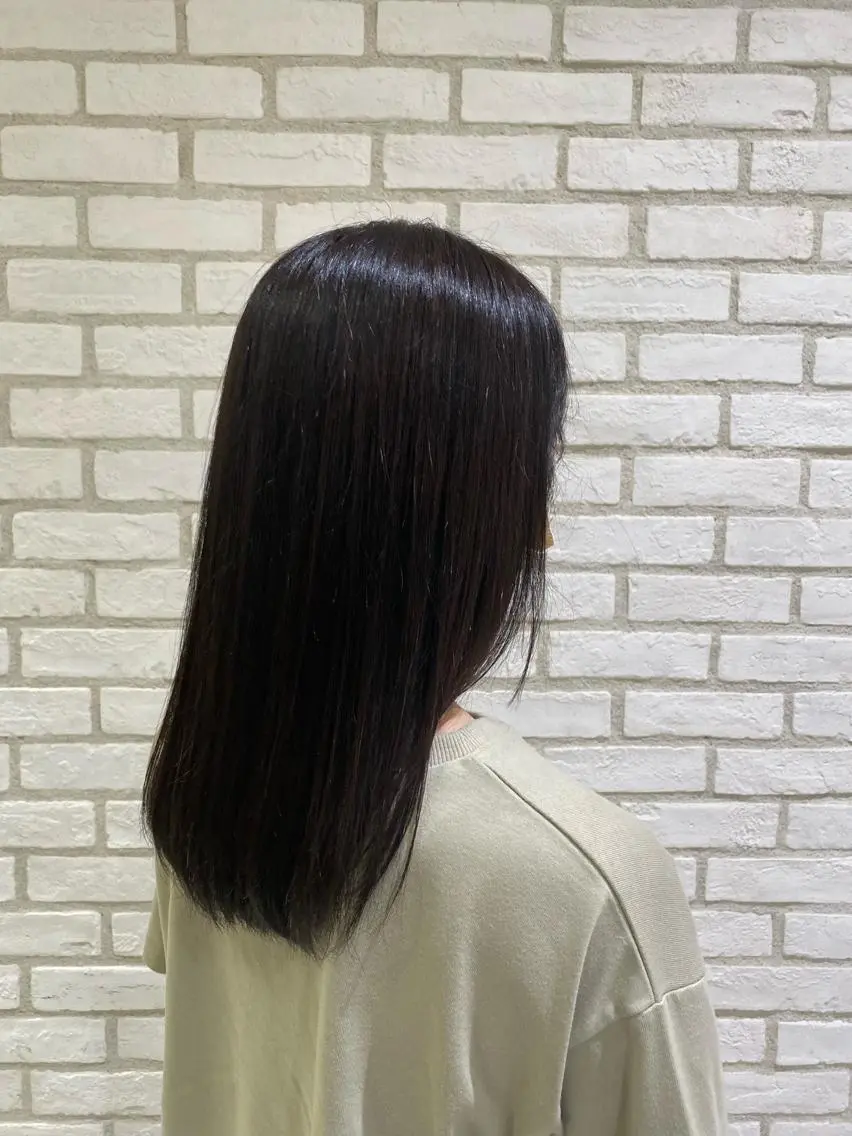 ロング カラー モデル募集中 松原京のヘアスタイル