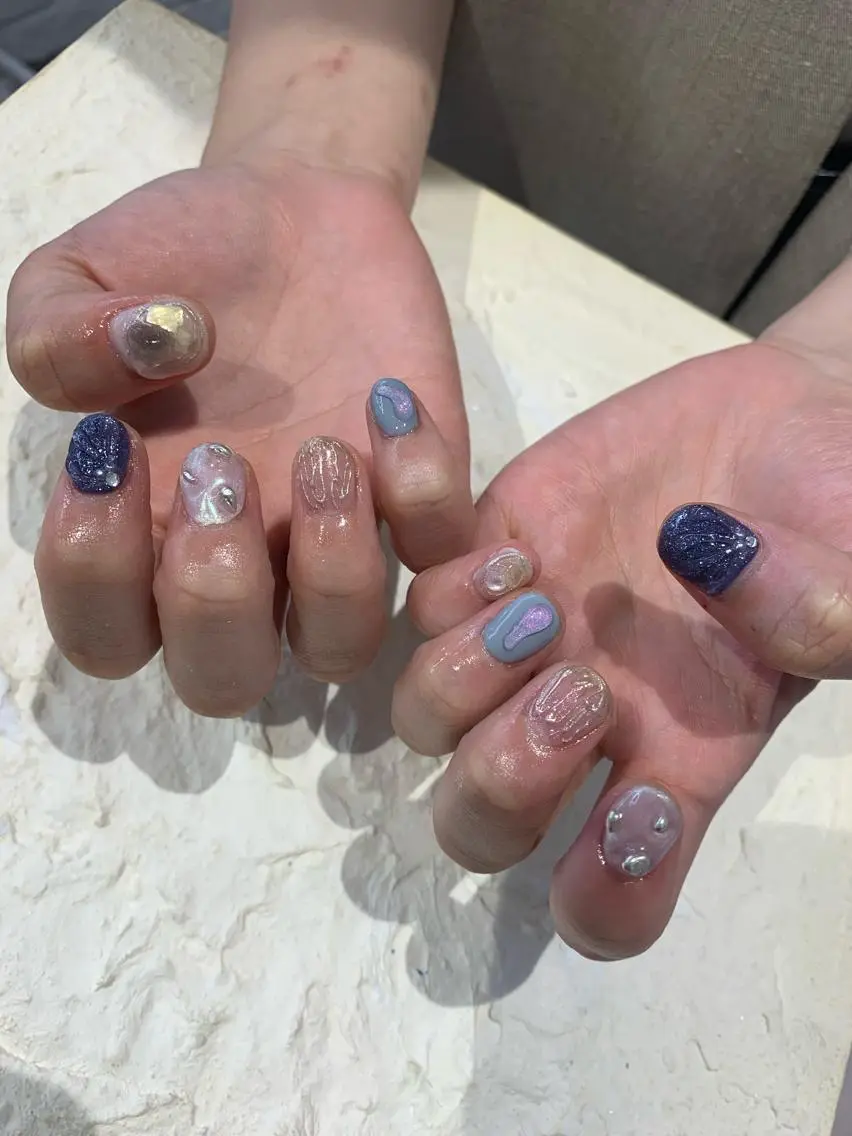 ネイル 夏ネイル マキノ ユイのネイルデザイン