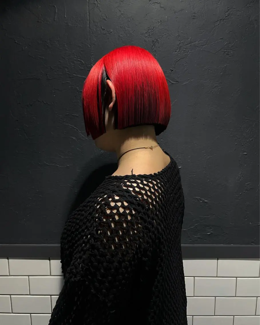 ショート カット ヘアカラー トリートメント ︎︎ yoshikiのヘアスタイル