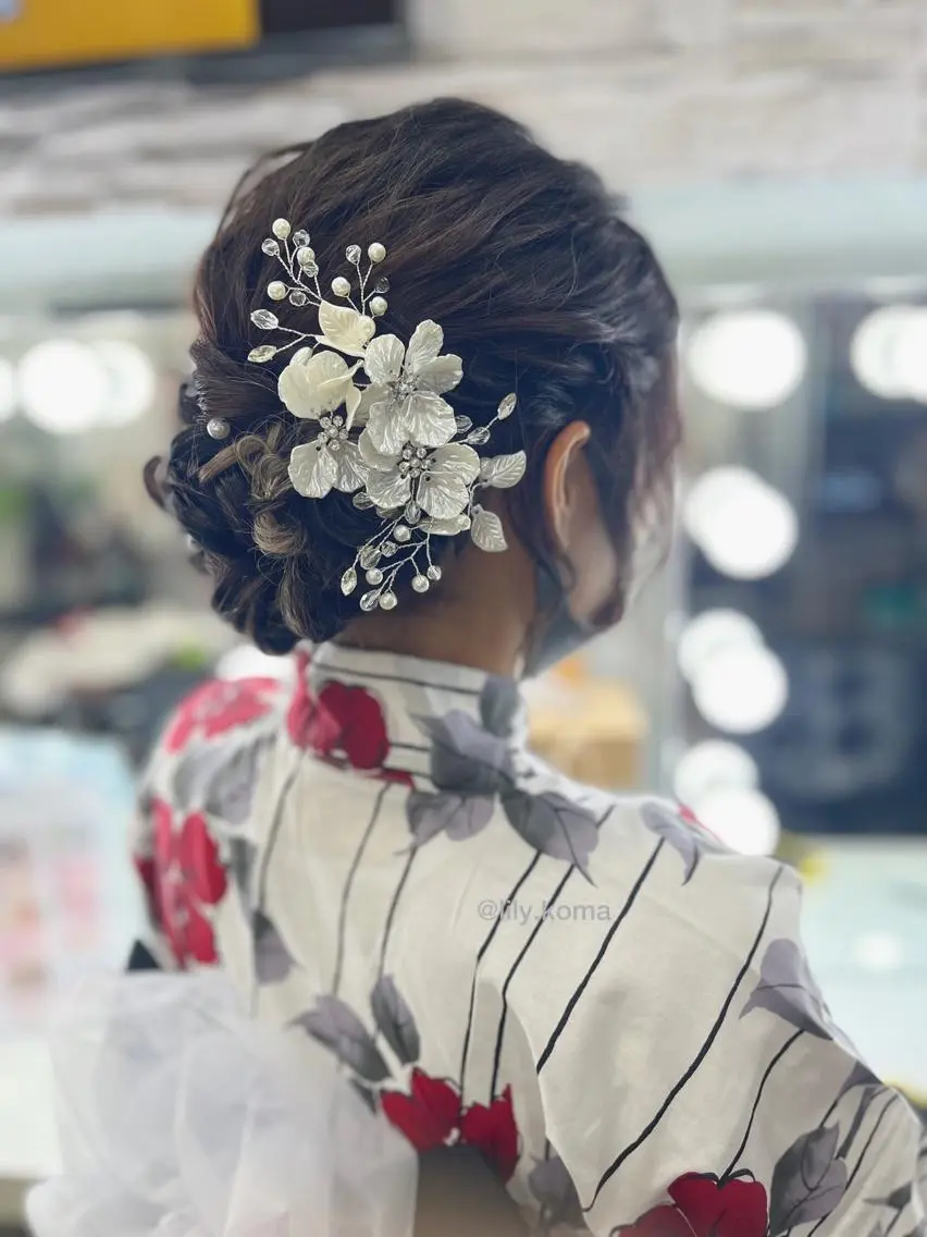 ヘアアレンジ 着付け 🐥こ ま🐥のヘアスタイル