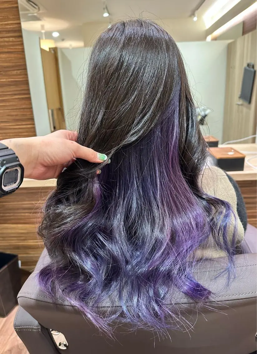 ロング カラー 個室サロン🕊️ 飯塚優希のヘアスタイル