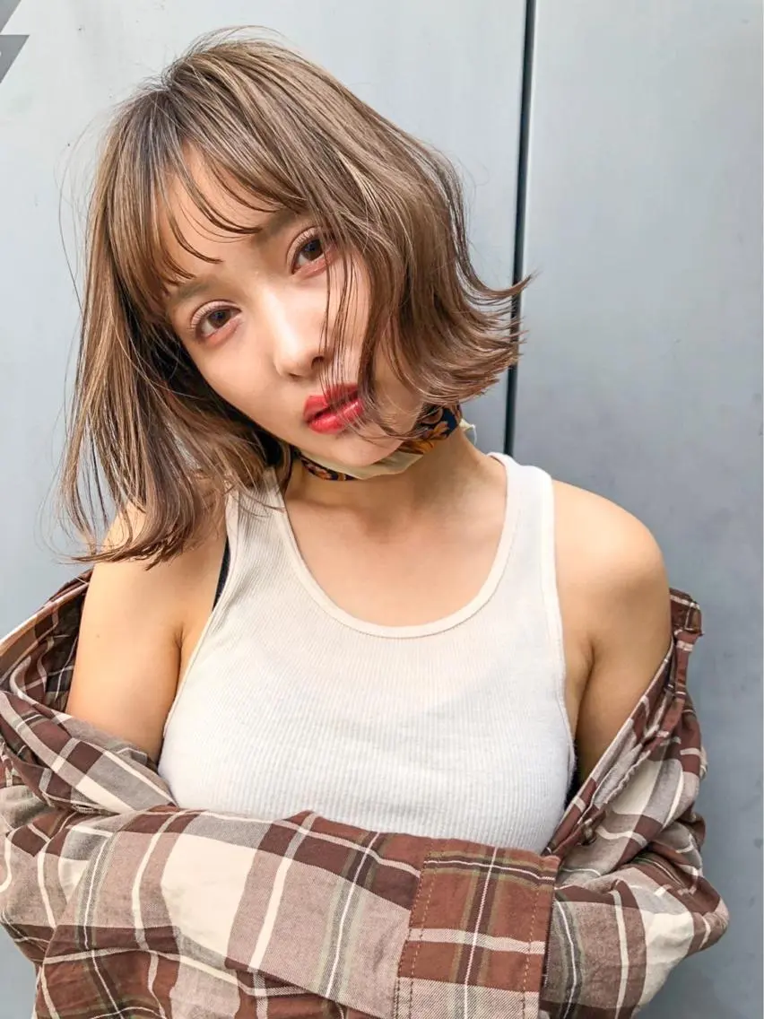 ショート ショートヘア ヘアカラー 河原 亮のヘアスタイル
