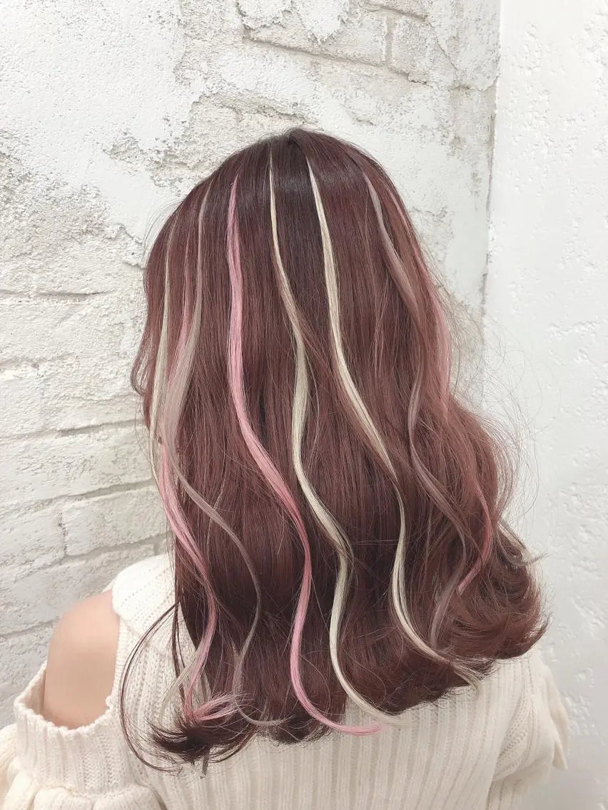 セミロング カラー ️韓国ヘア／レイヤー カット❤️Yūkaのヘアスタイル