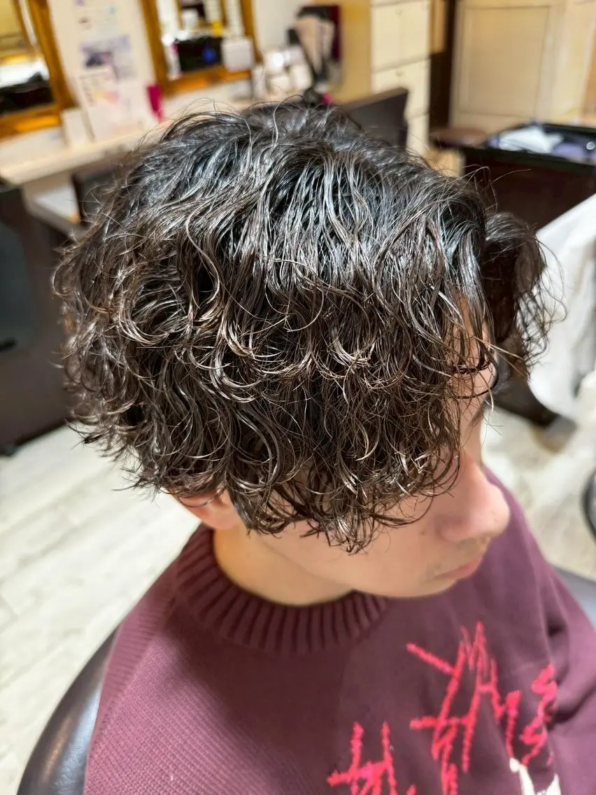 パーマ メンズ メンズカット パーマ特化  清士郎のヘアスタイル