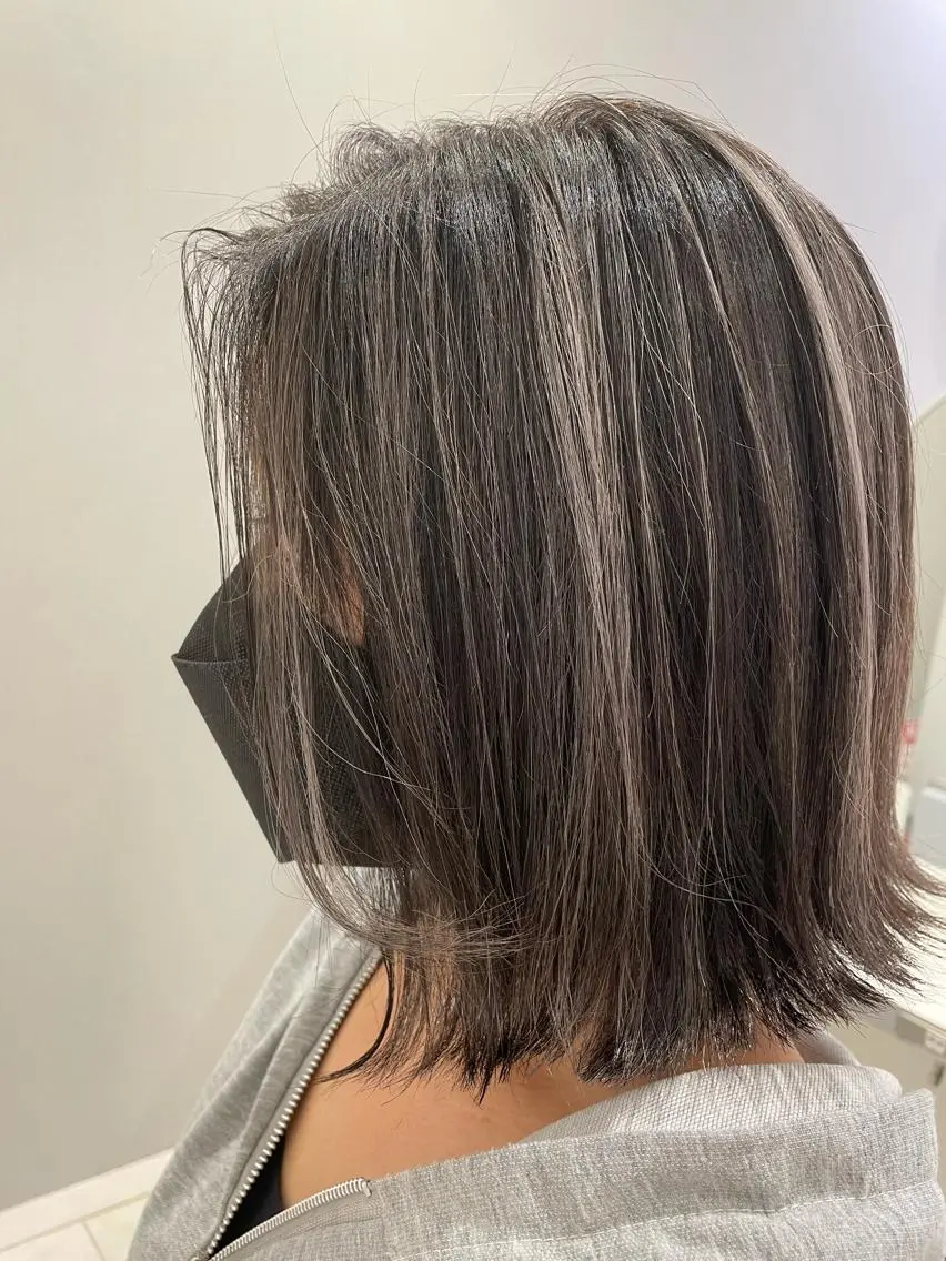 ミディアム ヘアカラー GOAT_茅ヶ崎 キシ サクラのヘアスタイル