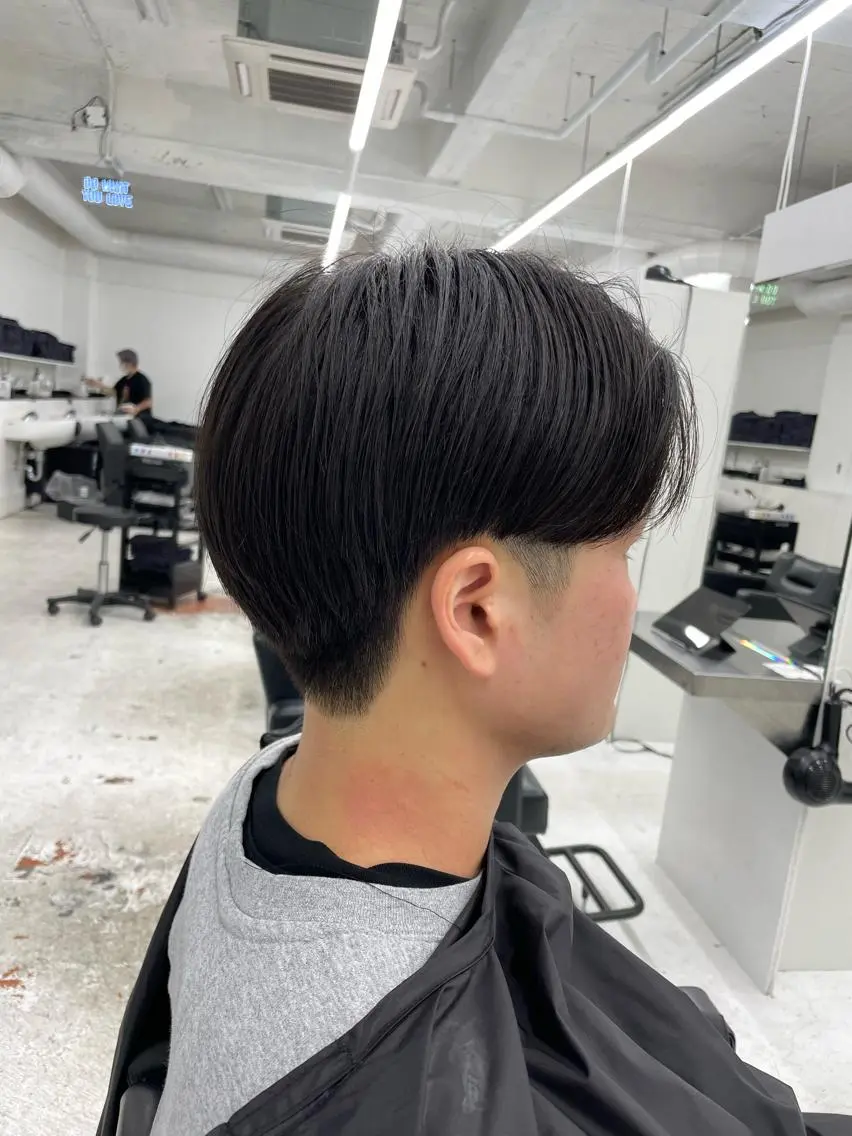 ミディアム メンズ センターパート 【柏メンズパーマ職人 】店長　KAZUMAのヘアスタイル