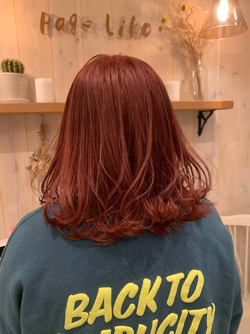 ミディアム カット ヘアカラー トリートメント アニメオタク美容師/ miharuのヘアスタイル