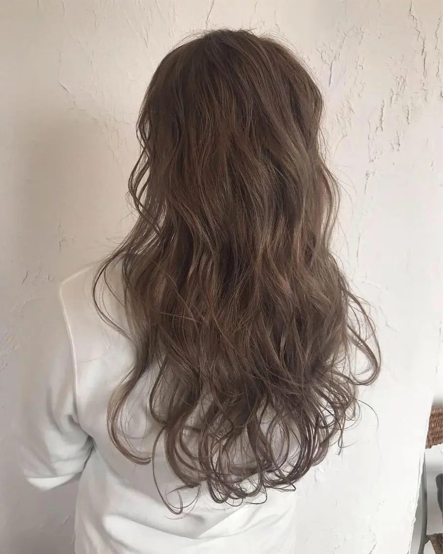 ロング カラー パーマ ヘアアレンジ ネイル 豊橋美容院 ソンリエのヘアスタイル