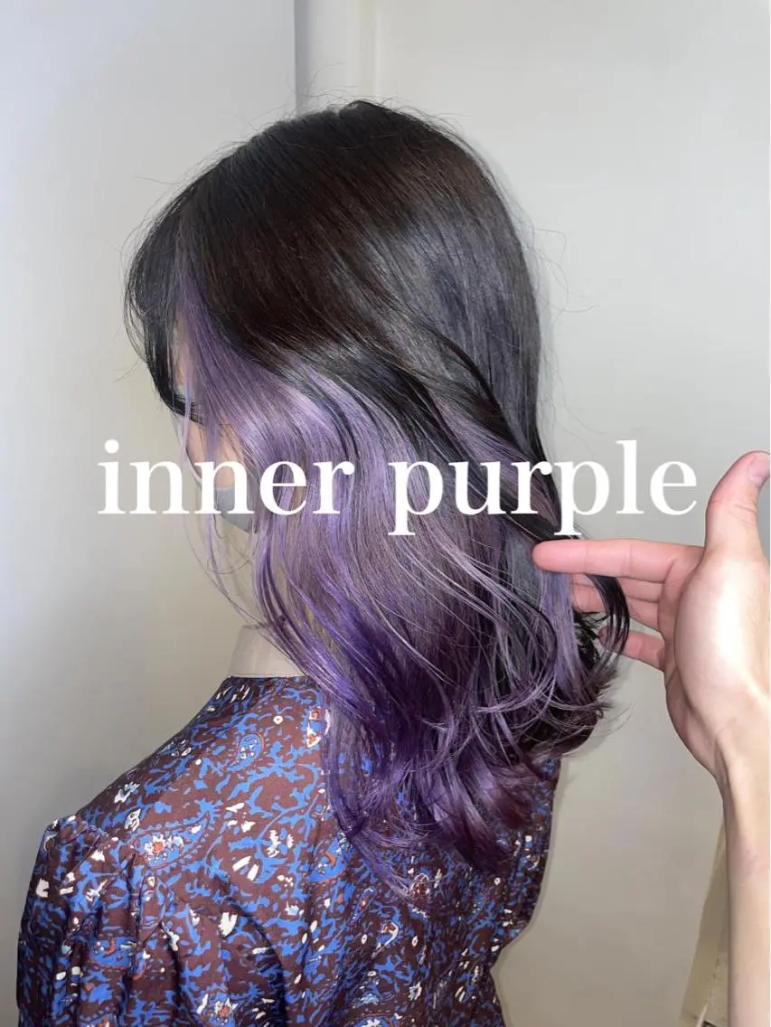 セミロング カラー ミストバング ベージュカラー ブリーチ ブルーカラー ケアブリーチ ヘアカラー トリートメント 🤎アンブレラカラー 髪質改善 丸尾】のヘアスタイル