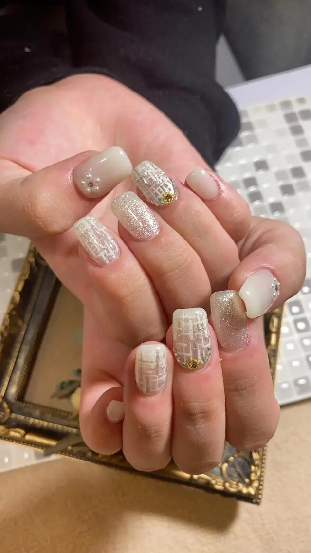 ネイル ホワイト nailist yuiのネイルデザイン