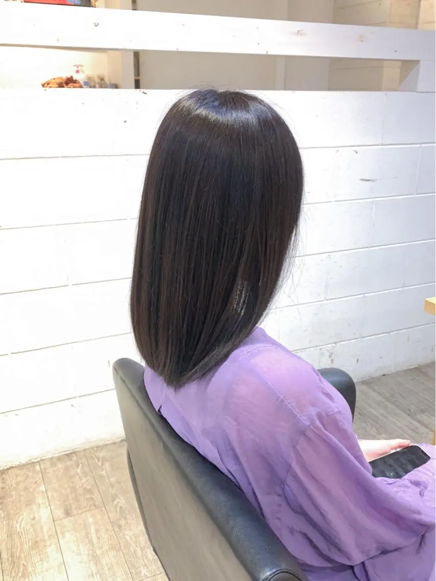 ロング 髪質改善 &y〜waito〜 鈴木悠平のヘアスタイル