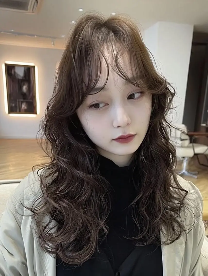 カラー パーマ パーマ特化✨/肥後 有紗のヘアスタイル