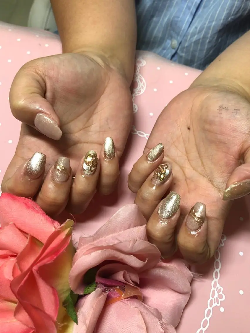 ショート ネイル ジェルネイル マグネットネイル 《LB》ラブリエ Nail&eyeのマツエク・マツパデザイン