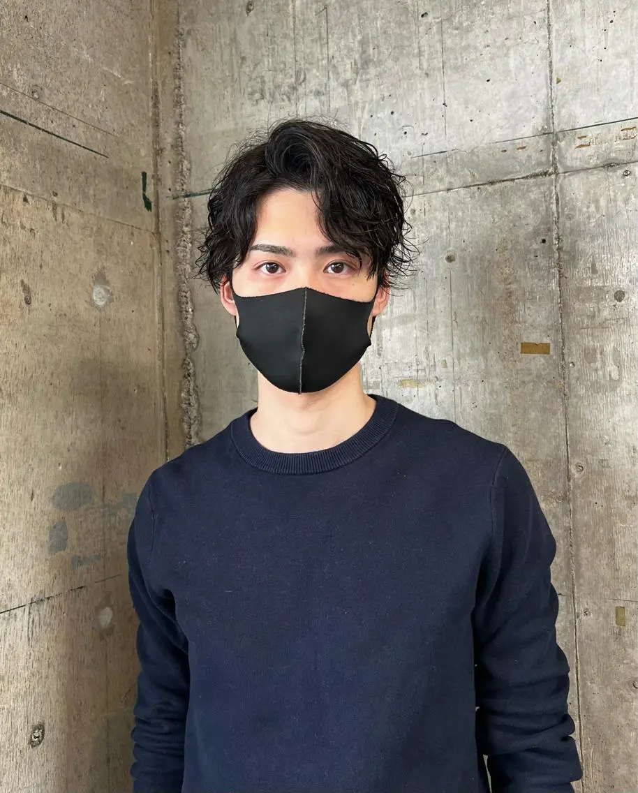 ショート カラー パーマ メンズ メンズパーマ ツイストスパイラルパーマ 刈り上げ スパイラルパーマ パーマ メンズパーマ /SUNAOのヘアスタイル