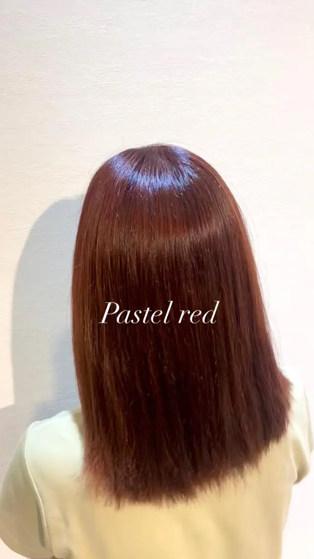 カラー ブリーチ ブリーチなしカラー ヘアカラー 縮毛矯正とレイヤー カット/杉村凜汰郎のヘアスタイル