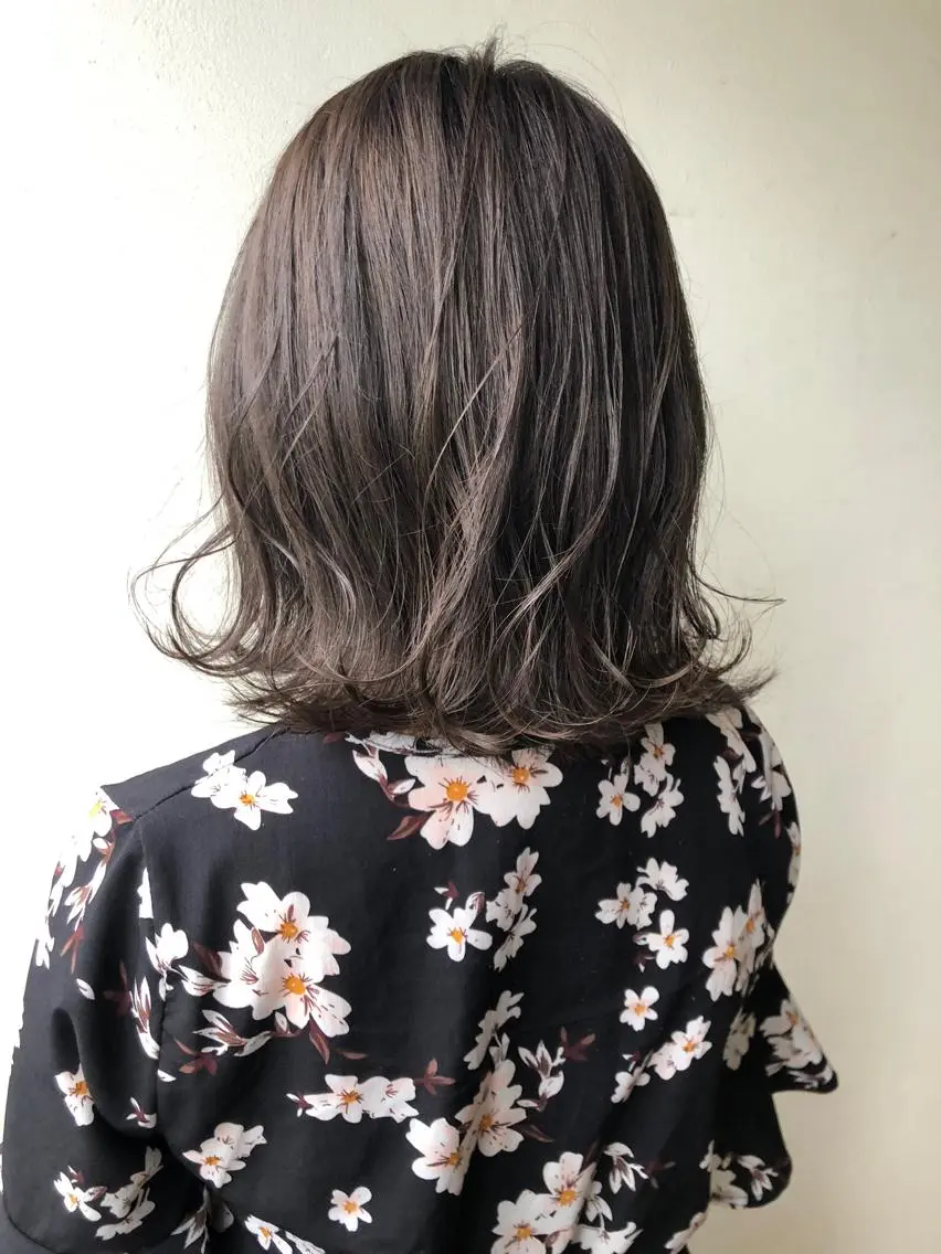 ミディアム ヘアカラー トリートメント 🌻韓国風ヘア🌻 ✨🌷ナナコ🌷のヘアスタイル