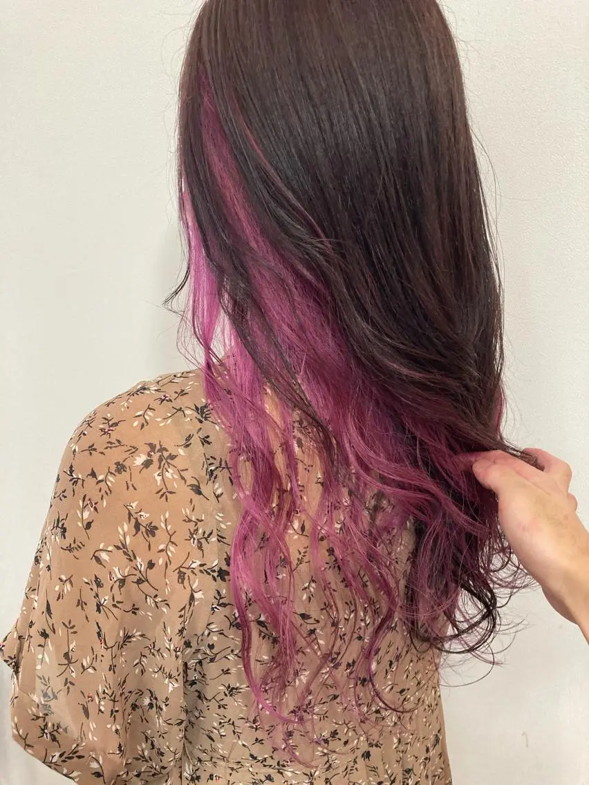 ロング カラー パープルカラー 🌸髪質改善特化🌸 店長 ゆうやのヘアスタイル