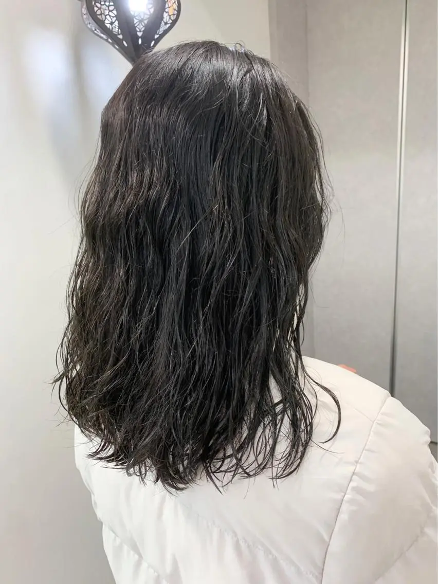 セミロング セミロングパーマ カット 縮毛矯正 トリートメント [仙台髪質改善]小原 弘之のヘアスタイル