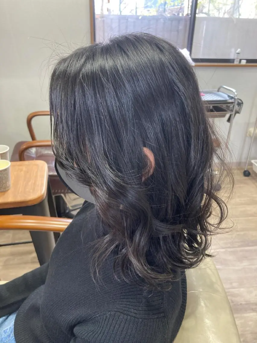 ミディアム ヘアアレンジ オルチャンヘア 今井 里美のヘアスタイル